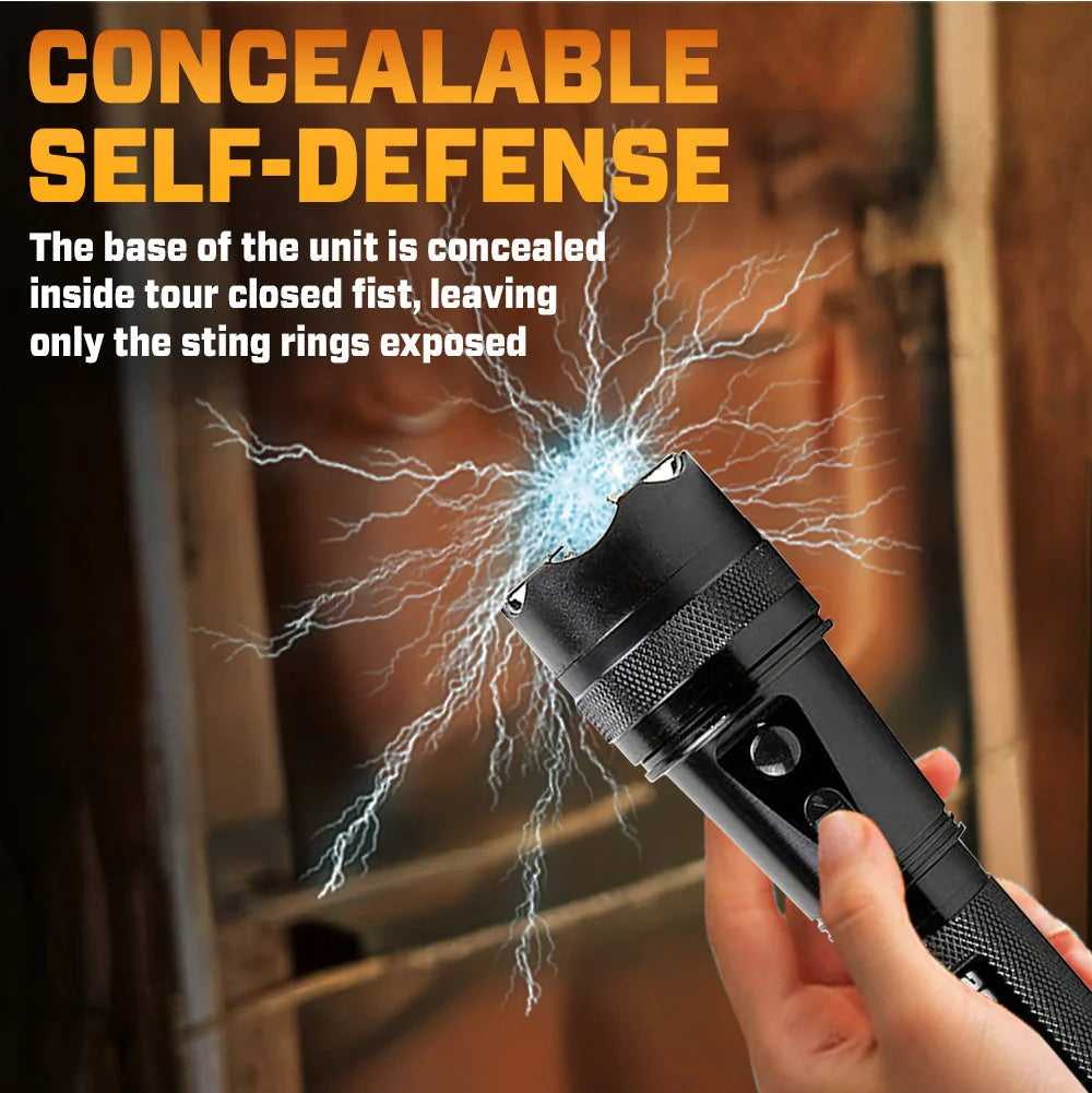 🛡️ VoltGuard X95 – Rechargeable LED Torch | Powerful LED Torch for Home, Travel & Outdoor Use | Buy 1 Get 1 Free
