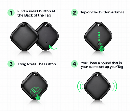 SmartFind Tag – Android & iOS Smart Tracker for Keys, Wallet & Luggage