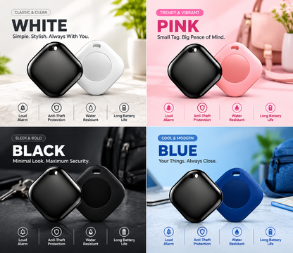 SmartFind Tag – Android & iOS Smart Tracker for Keys, Wallet & Luggage