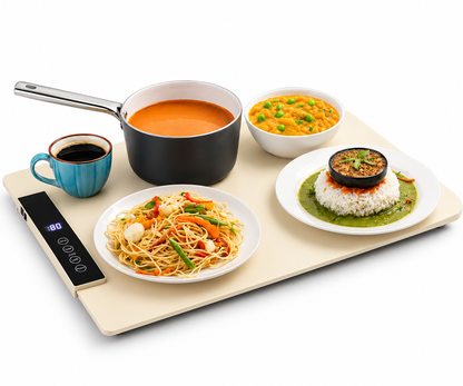 HotServe Electric Food Warmer – Foldable Heating Mat for Home, Travel & Parties| Only Rs- 999 | Buy 1 Get 1 Free
