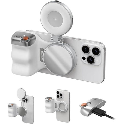 Magnetic Phone Camera Holder | Phone Grip & Selfie Light – SnapGlow Creator Kit