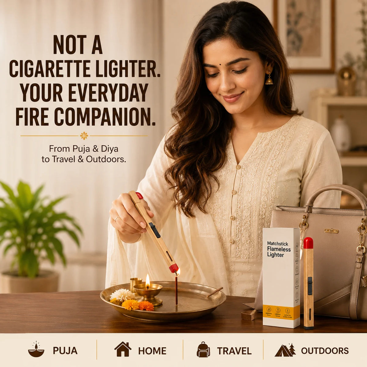 Refillable Matchstick Lighter-USB Rechargeable | Buy 1 Get 1 Free ...