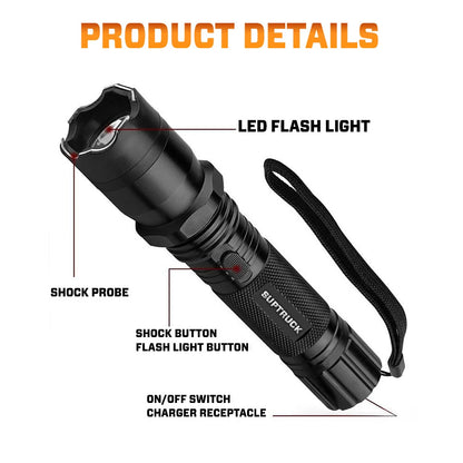 🛡️ VoltGuard X95 – Rechargeable LED Torch | Powerful LED Torch for Home, Travel & Outdoor Use | Buy 1 Get 1 Free