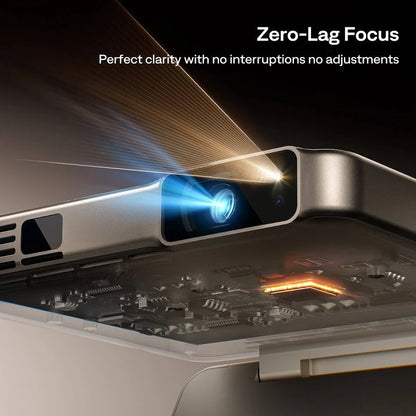 Tri-Fold Portable Projector – Compact Design for Home Cinema & Entertainment